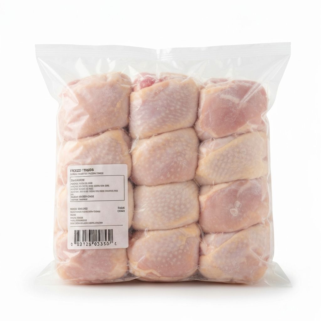 أوراك دجاج مجمدة